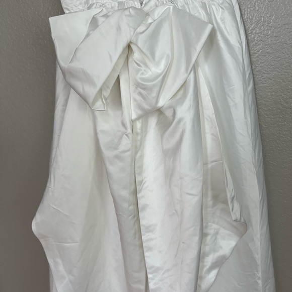 Blissfully Beloved Ivory Backless A-Line Bow Maxi Dress - Picture 6 of 10
